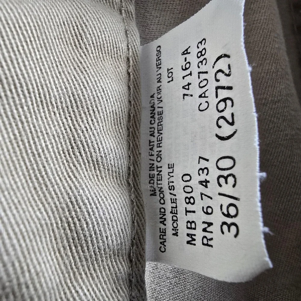 Polo Ralph Lauren Jeans Co Mens 36x30‎ Beige Polo Pants Straight Denim Canada